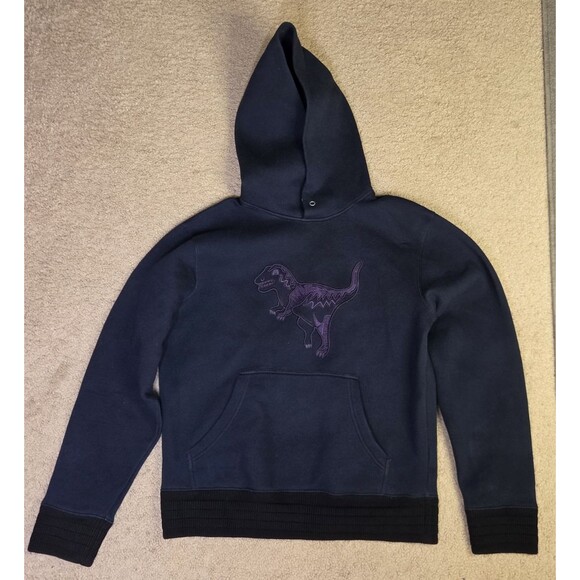 Coach Other - Men's Coach Purple Rexy Pullover Hoodie Navy Blue Size Medium Dinosaur